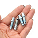 4pcs M7 x 1.0mm Motorcycle Bike Brake Caliper Steel Bleed Screw Nipple â„–[