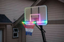 Hoop Light LED Lit Basketball Rim Attachment Helps You Shoot Hoops At Night
