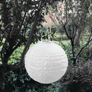 LED Solar Lantern Ball Light Waterproof Outdoor Wedding Festival Decor Lamp