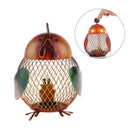 Metal Coin Box Ornament Handcrafts Money Bank Crash Saving Pot Holder Container