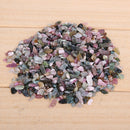 100g 3-5mm Brazil Assorted Color Tourmaline Round Cut Natural Crystal Stone