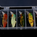 Grasshopper Fishing Lures Artificial Insect Shape Hard Baits Set Tackle Box