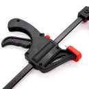 5pcs Black Plastic 4'' Heavy Duty Wood Bar Clamp Quick Grip Squeeze Clamps