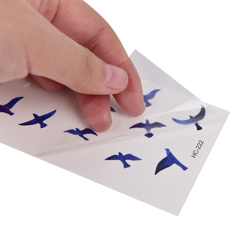 FakeTattoo Stickers Liberty Birds Fly Waterproof Temporary Tattoos StickerB Bj