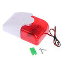 1Pc Mini Strobe Wired Siren Indicator Light Sound Alarm Lamp Flashing Light Hn
