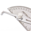 Angle ruler protractor stainless steel ruler 180 degree square woodworking too3C