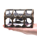 Plastic Money Container Storage Box Transparent Pirate Toys  Pirate Treasure Hn