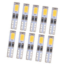 10X White T5-5630-2SMD LED Bulbs High Power Super Bright For Indicator Light
