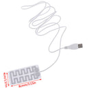 4*8CM 5V Carbon Fiber Heating Pad Hand Warmer USB Film Infrared Fever Heat MTE