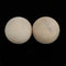 2x Hardwood Balls Solid Natural Beech Wooden Balls Beads Crafts Making 70mm