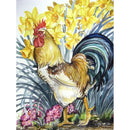 Rooster 5D DIY Full Round Drill Diamond Painting Animal Cross Stitch (1005) A