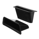 Black Front Row Door Side Storage Box Handle Pocket Armrest Phone Container Y9R4