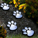 Solar Powered Animal Paw Prints LED Light Path Landscape Lamp Outdoor Garden