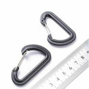 6 Pieces Bache Clip Plastic Tent Snaps with Plastic Carabiners for Camping  S9H6