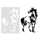 Horse Stencil Cake Mould Kids Painting Scrapbook Template Stencils DIY De 3C