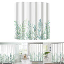 Bathroom Shower Curtain with Hooks Polyester Fabric Waterproof 180x180cm Safety