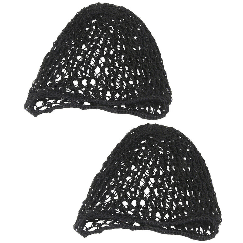 2 Pieces Black Hair Net with Elastic, for Civil War Era Costumes