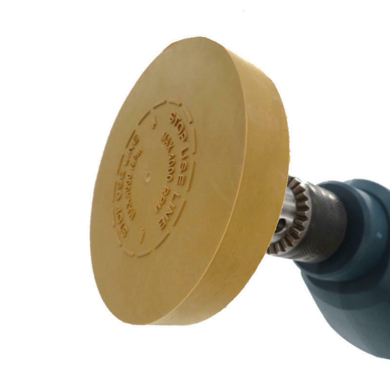 1 x  Soft Rubber Eraser Wheel Glue Automobile Degluer for Electric Drill New