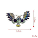 Betsey Johnson Enamel Crystal Owl Charm Women's Animal Brooch Pin Jewelry New