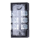 5 Pcs 3 Positions Dual Rows 600V 15A Wire Barrier Block Terminal Strip TB-1 G2Y1