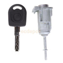 Car Auto Vehicle Right Hand Door Lock Cylinder & Key for VW Passat B5 96-05