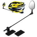 Rotatable Bike Rear View Helmet Mirror Safety Bicycle Cycle Rearview Mirror