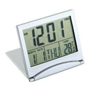 Folding LED Digital Display Alarm Clock Calendar Temperature Snooze Thermometer