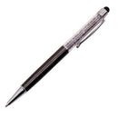 30 Pcs Crystal Capacitor Ballpoint Pen Blue Refill Tip Nib Metal Pen Length Q2N1