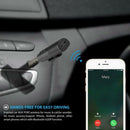 Portable Mini Wireless Bluetooth Car 3.5mm Jack AUX Audio Receiver Adapter Kit .