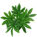 1 Stem Artificial Green Fern leaf Bush Brunch for Wedding Greenery Plant