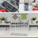 Kitchen Sink Stainless Steel Bathroom Organizer Sponge Holder Drain Rack Hanging