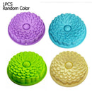Big Chrysanthemum Flower Cake Baking Pans Tray Silicone Mold GIFT Bakeware I6O6