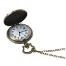Owl women watch pocket watch quartz and chain necklace costume jewelry