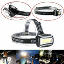 Mini COB LED Headlamp 3 Modes Headlight Head Flashlight Torch Outdoor Camping