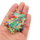 100Pcs/Set 3mm LED Lights Emittings Diodes Reds Green White Blue Yellow 20mA MO