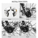 Rechargeable Bike Wheel Hub Lights Waterproof LED Cycling Colorful Spoke Lights