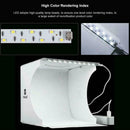 Photo Shooting Tent Photo Box W/ Ring LED Panel 6 Colors 20CM Backdrops A5Q4