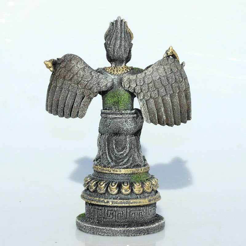 Aquarium Landscaping Fish Tank Decoration Cave Ancient Egyptian Myths Statue