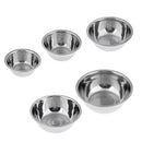 5 Pcs Professional Quality Stainless Steel Mixing Bowl for Serving Mixing