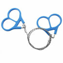 Outdoor Plastic Ring Steel Wire Saw Scroll Emergency for Hunting Camping Hi