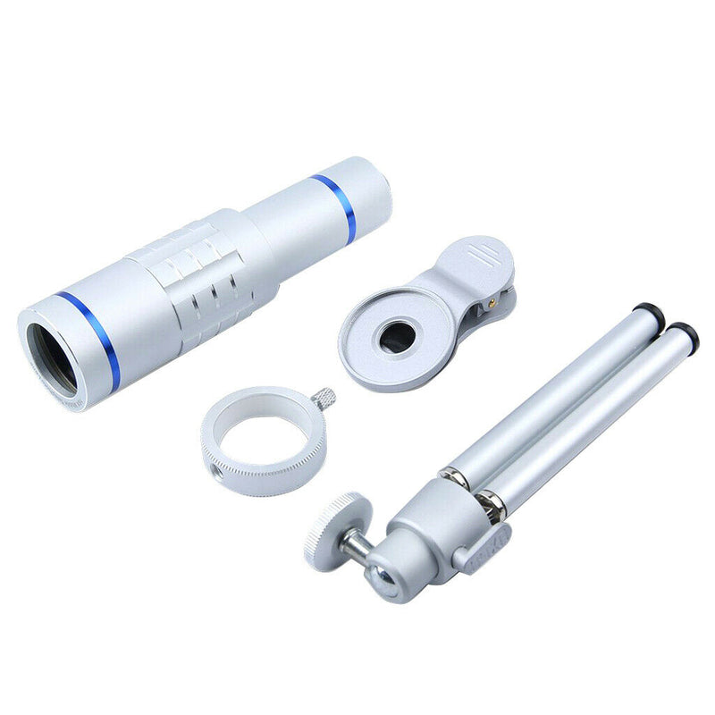 18X Camera Telephoto Lens With Mini Tripod, Optical Zoom Lens Mobile Phone Lens