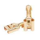 Brass 6.3 mm Connectors Female Spade Cable Terminals, 20 Piece