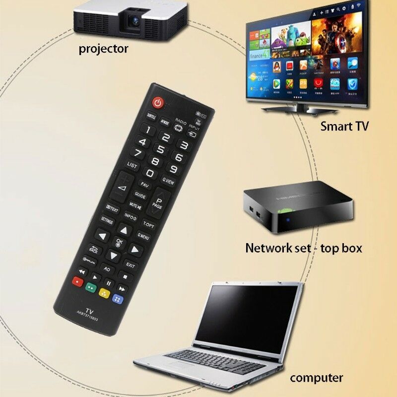 Replacement TV Remote Control For LG AKB73715603 42PN450B 47lN5400 LED LCD TV