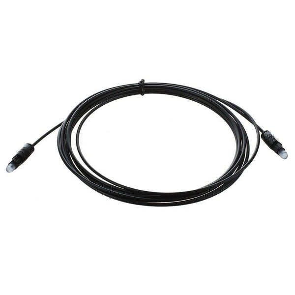Male to Male Plug Optical Fiber Digital Audio Cable Lead 9.8Ft for DVD HDTV M7L2