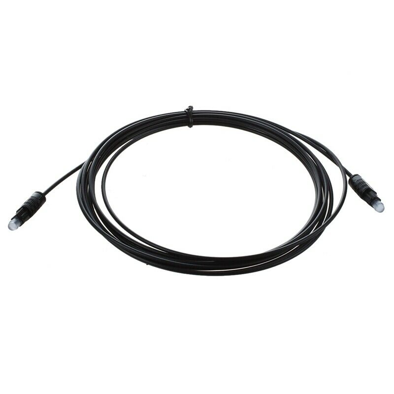 Male to Male Plug Optical Fiber Digital Audio Cable Lead 9.8Ft for DVD HDTV M7L2