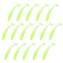 16x Worm ing Lures Soft Crank Baits T-tail  Tackle Lures 5cm Yellow