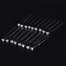 20PCS Clear Crystal Rhinestone Diamante Wedding Bridal Prom Hair Pins Hairpin FT