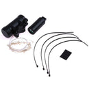 2.2m 20LED Pink Bicycle Wheel Rim Spoke Strip Light USB Rechargeable Lamp