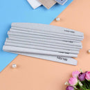 10pcs Arch Shape Nail Files Buffing Polish Pro Manicure Nail Art Tools