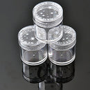 10x Plastic  Clear Empty Nail Art Storage Box Rhinestone Bead Container Great 3C